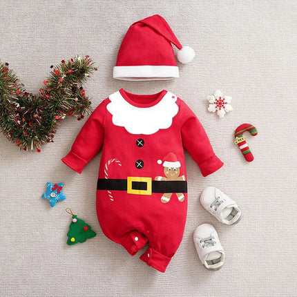 Mini Fashion - Blødt Materiale - Baby Julekostume