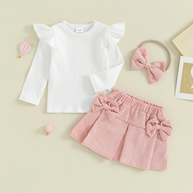 Mini Fashion - Top-skirt combination with hairband