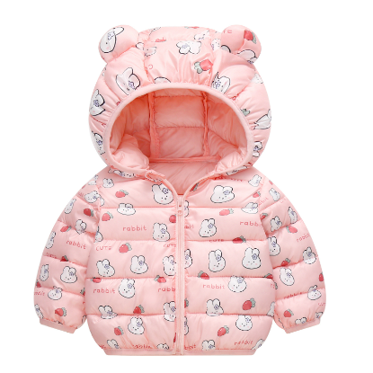 Mini Fashion - Polyester winter jacket with hood