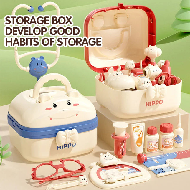 Hippo Doctors Set - Mini Doctors in Action - Legetøjslægesæt