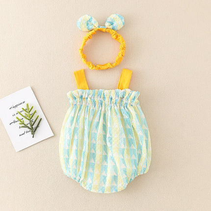 Mini Fashion - Airy and Cool - Girls Romper