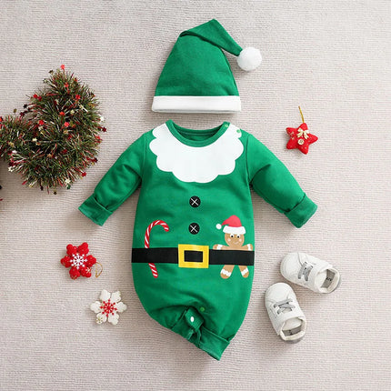 Mini Fashion - Blødt Materiale - Baby Julekostume