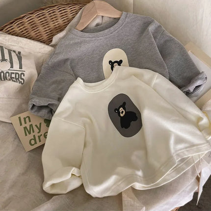 Mini Fashion - Bear Print - Sweater