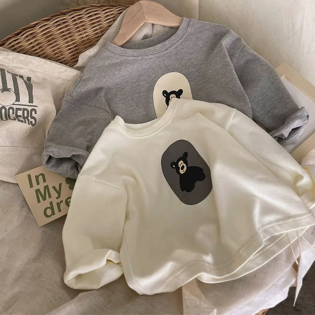 Mini Fashion - Bear Print - Sweater