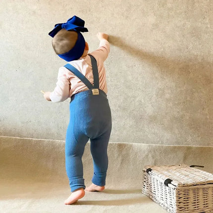 Mini Fashion - Blød og behagelig - Leggings til børn med seler