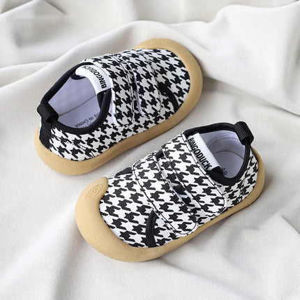 Mini Fashion - Åndbart materiale - Sko med print