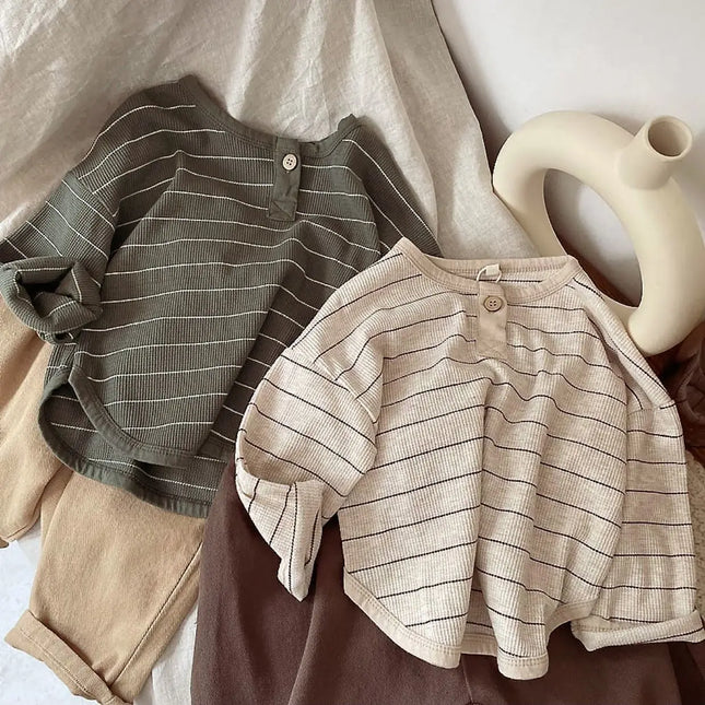 Mini Fashion - Blødt og åndbart stof - Langærmet skjorte