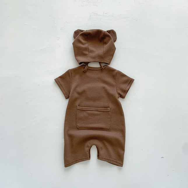 Mini Fashion - Blødt Bomuld - Sommer Jumpsuit