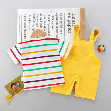 Mini Fashion - Style & Dino - Dungarees set Children