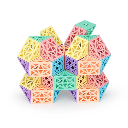 Snake Cube Sæt - Byg, Drej & Opdag - Byggeklodssæt