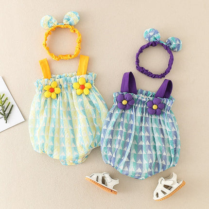 Mini Fashion - Airy and Cool - Girls Romper