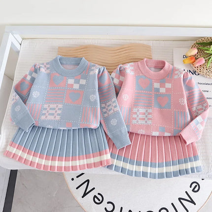 Mini Fashion - Blødt og behageligt - Sweater sæt