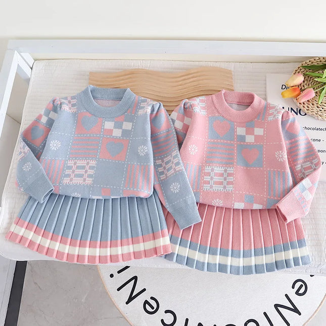 Mini Fashion - Blødt og behageligt - Sweater sæt