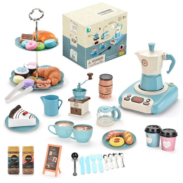 Cafe Set - Barista & Baker in the making - Café & Bakery Toy Set