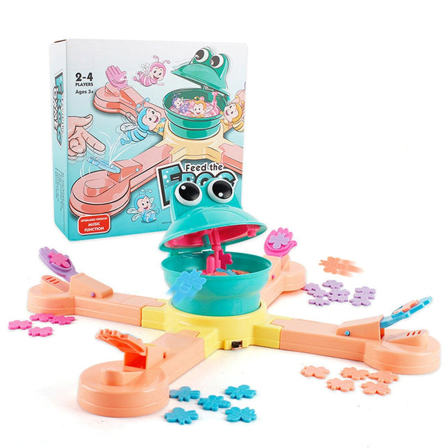 Feed the Frog - Catapult insects into the mouth - Family game